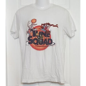 Space Jam White SS T-Shirt Large